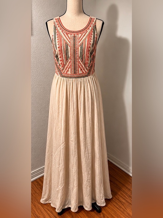 lovestitch Dresses & Skirts - Lovestitch Cream Embroidered Maxi Dress